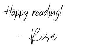 "happy reading!" signed, Risa