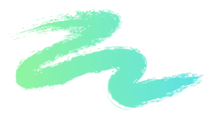 green and blue paint splotch